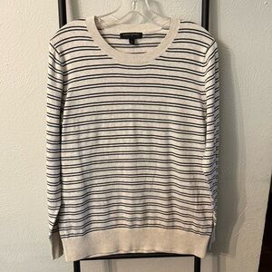 Banana Republic Classic Stripe Lightweight Knit Sweater Size Large